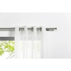 Alternative view of BAUHAUS Ösenschal Transparent B X H: 135 X 245 Cm, 100 % Polyester, Weiß
