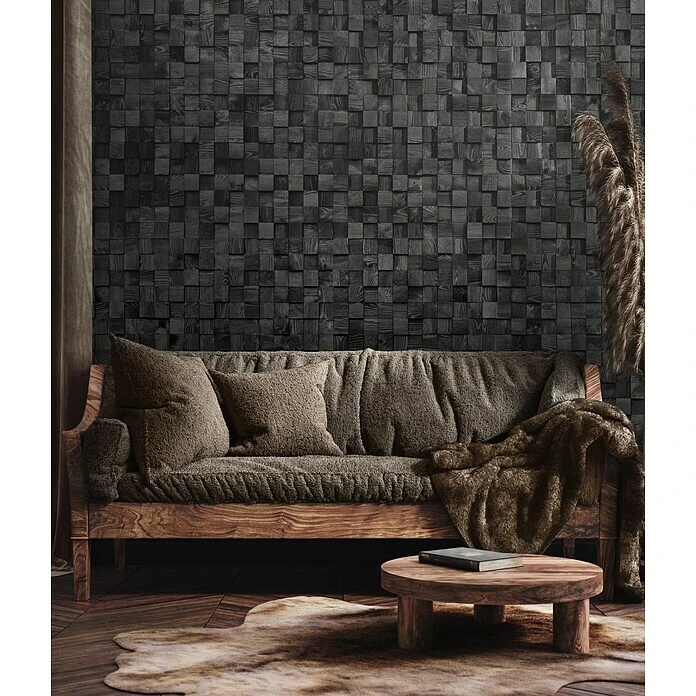 BAUHAUS Holzpaneel Pino Buche, Carbon, 380 X 380 Mm, Stärke: 12 Mm - 20 Mm, 4 Paneele 5 BAUHAUS Holzpaneel Pino Buche, Carbon, 380 X 380 Mm, Stärke: 12 Mm - 20 Mm, 4 Paneele – Bild 3