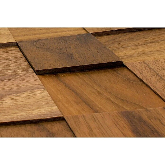 BAUHAUS Wodewa Holzmosaik 50 Nussbaum 300 X 300 Mm, Stärke: 2 Mm - 6 Mm, 1 Matte 5 BAUHAUS Wodewa Holzmosaik 50 Nussbaum 300 X 300 Mm, Stärke: 2 Mm - 6 Mm, 1 Matte – Bild 3