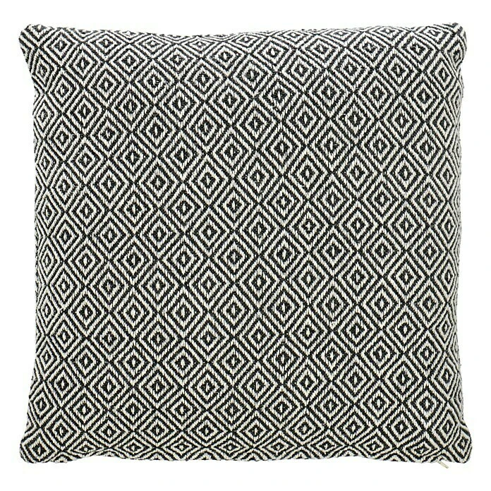 BAUHAUS Kissen Zigzag Grau/Offwhite, 45 X 45 Cm, 100 % Baumwolle 3 BAUHAUS Kissen Zigzag Grau/Offwhite, 45 X 45 Cm, 100 % Baumwolle