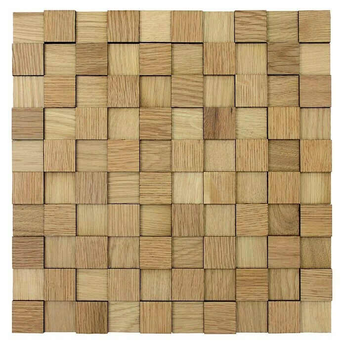 BAUHAUS Wodewa Holzmosaik 30 Eiche 300 X 300 Mm, Stärke: 2 Mm - 6 Mm, 1 Matte 3 BAUHAUS Wodewa Holzmosaik 30 Eiche 300 X 300 Mm, Stärke: 2 Mm - 6 Mm, 1 Matte