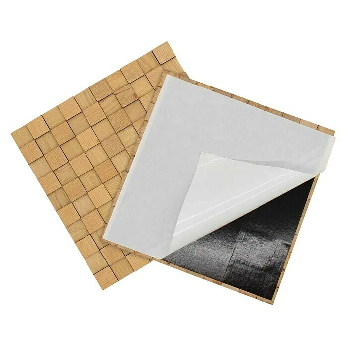 BAUHAUS Wodewa Holzmosaik 30 Eiche 300 X 300 Mm, Stärke: 2 Mm - 6 Mm, 1 Matte 4 BAUHAUS Wodewa Holzmosaik 30 Eiche 300 X 300 Mm, Stärke: 2 Mm - 6 Mm, 1 Matte – Bild 2