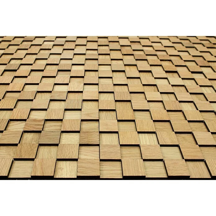 BAUHAUS Wodewa Holzmosaik 30 Eiche 300 X 300 Mm, Stärke: 2 Mm - 6 Mm, 1 Matte 5 BAUHAUS Wodewa Holzmosaik 30 Eiche 300 X 300 Mm, Stärke: 2 Mm - 6 Mm, 1 Matte – Bild 3