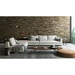 BAUHAUS Indo Holzpaneel 3D Wall Elegance Nature Teak, 500 X 200 X 10 Mm, 10 Paneele -BAUHAUS Shop 12 1778