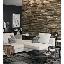 BAUHAUS Indo Holzpaneel 3D Wall Elegance Nature Teak, 500 X 200 X 10 Mm, 10 Paneele -BAUHAUS Shop 12 1779