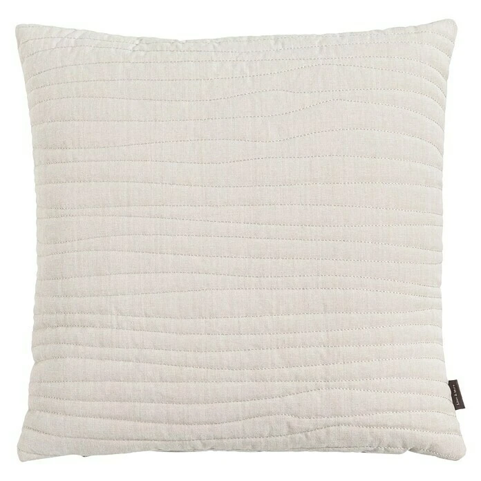 BAUHAUS Kissen Uneven Stitching Sand, 45 X 45 Cm, 100 % Baumwolle 3 BAUHAUS Kissen Uneven Stitching Sand, 45 X 45 Cm, 100 % Baumwolle
