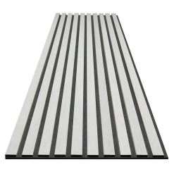 BAUHAUS B!design Wandpaneel Wall Prime Eiche Weiß, 2.500 X 600 X 11 Mm, 1 Paneel