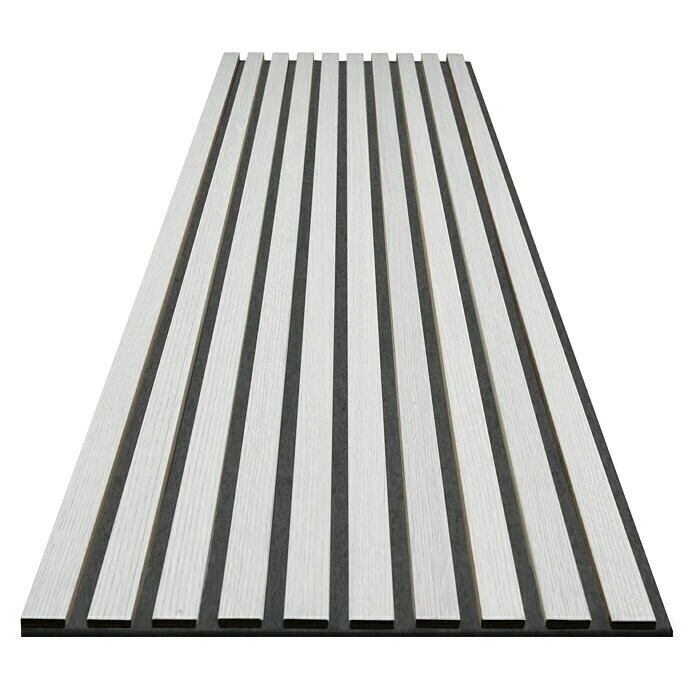 BAUHAUS B!design Wandpaneel Wall Prime Eiche Weiß, 2.500 X 600 X 11 Mm, 1 Paneel 3 BAUHAUS B!design Wandpaneel Wall Prime Eiche Weiß, 2.500 X 600 X 11 Mm, 1 Paneel