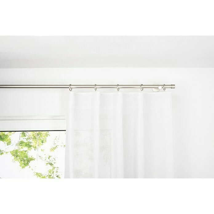 BAUHAUS Schlaufenschal Breeze B X H: 135 X 245 Cm, 100 % Polyester, Weiß 4 BAUHAUS Schlaufenschal Breeze B X H: 135 X 245 Cm, 100 % Polyester, Weiß – Bild 2