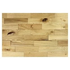 BAUHAUS Wodewa Echtholzriemchen 200 Eiche Rustikal 200 X 50 Mm, Stärke: 2 Mm - 6 Mm, 1 M², Strukturiert UV-geölt