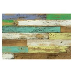 BAUHAUS Wodewa Echtholzriemchen 1000 Altholz Colour Mix 1.000 X 100 Mm, Stärke: 6 Mm - 8 Mm, 1 M², Selbstklebend