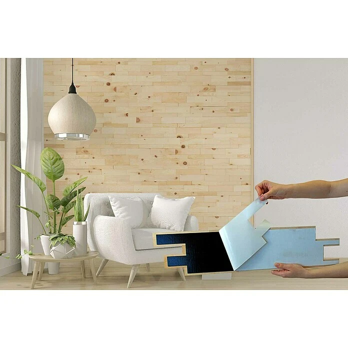 BAUHAUS Wodewa Holzpaneel Design Zirbe 700 X 160 Mm, Stärke: 2 Mm - 6 Mm, 1 Matte 6 BAUHAUS Wodewa Holzpaneel Design Zirbe 700 X 160 Mm, Stärke: 2 Mm - 6 Mm, 1 Matte – Bild 4