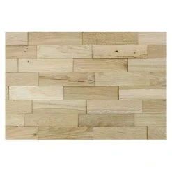 BAUHAUS Wodewa Echtholzriemchen 200 Eiche Rustikal 200 X 50 Mm, Stärke: 2 Mm - 6 Mm, 1 M², Unbehandelt