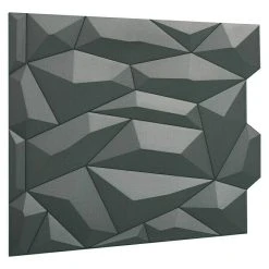 BAUHAUS Palram - Innovera Décor Wandpaneel Gletscher Grau, 61 X 61 Cm