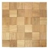 BAUHAUS Wodewa Holzmosaik 50 Eiche 300 X 300 Mm, Stärke: 2 Mm - 6 Mm, 1 Matte, Strukturiert UV-geölt