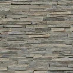 BAUHAUS Indo Holzpaneel 3D Wall Elegance Gun Smoked Teak, 500 X 200 X 10 Mm, 10 Paneele -BAUHAUS Shop 12 1899