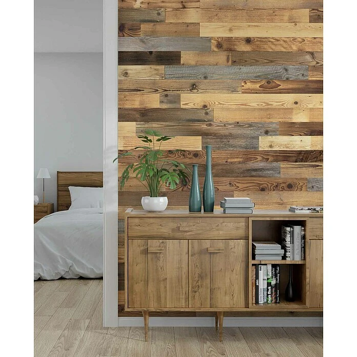 BAUHAUS Wodewa Echtholzriemchen 1000 Original Altholz 1.000 X 100 Mm, Stärke: 7 Mm - 8 Mm, Selbstklebend 5 BAUHAUS Wodewa Echtholzriemchen 1000 Original Altholz 1.000 X 100 Mm, Stärke: 7 Mm - 8 Mm, Selbstklebend – Bild 3