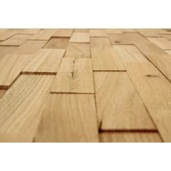 BAUHAUS Wodewa Echtholzriemchen 200 Eiche Rustikal 200 X 50 Mm, Stärke: 2 Mm - 6 Mm, 1 M², Strukturiert Unbehandelt -BAUHAUS Shop 12 1931