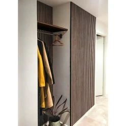 BAUHAUS FibroTech Akustikpaneel Basic Walnut, 2.440 X 605 X 22 Mm, 1 Paneel -BAUHAUS Shop 12 1952