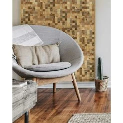 BAUHAUS Wodewa Holzmosaik 50 Original Altholz 300 X 300 Mm, Stärke: 5 Mm - 8 Mm, 1 Matte -BAUHAUS Shop 12 1965