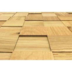 BAUHAUS Wodewa Holzmosaik 50 Eiche 300 X 300 Mm, Stärke: 5 Mm - 8 Mm, 1 Matte, UV-geölt -BAUHAUS Shop 12 2005