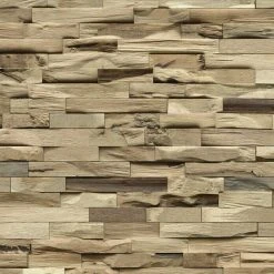 BAUHAUS Indo Holzpaneel 3D Wall Beachwood Nature Hevea, 610 X 150 X 10 Mm, 10 Paneele -BAUHAUS Shop 12 2012