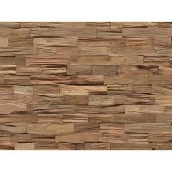 Alternative view of BAUHAUS Indo Holzpaneel 3D Wall Nature Bangkirai, 500 X 200 X 18 Mm, 5 Paneele