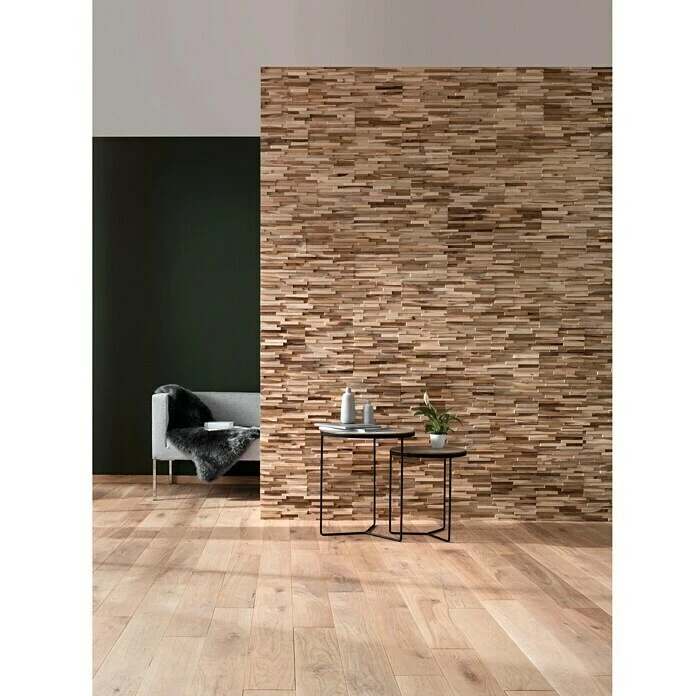 BAUHAUS Holzpaneel Fineline Teak, 510 X 140 X 20 Mm, 2 Paneele 5 BAUHAUS Holzpaneel Fineline Teak, 510 X 140 X 20 Mm, 2 Paneele – Bild 3