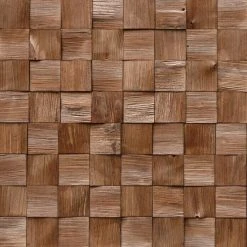 Alternative view of BAUHAUS Holzpaneel Quadro IV Kiefer, Quadrate, 380 X 380 Mm, Stärke: 6 Mm - 14 Mm, 4 Paneele