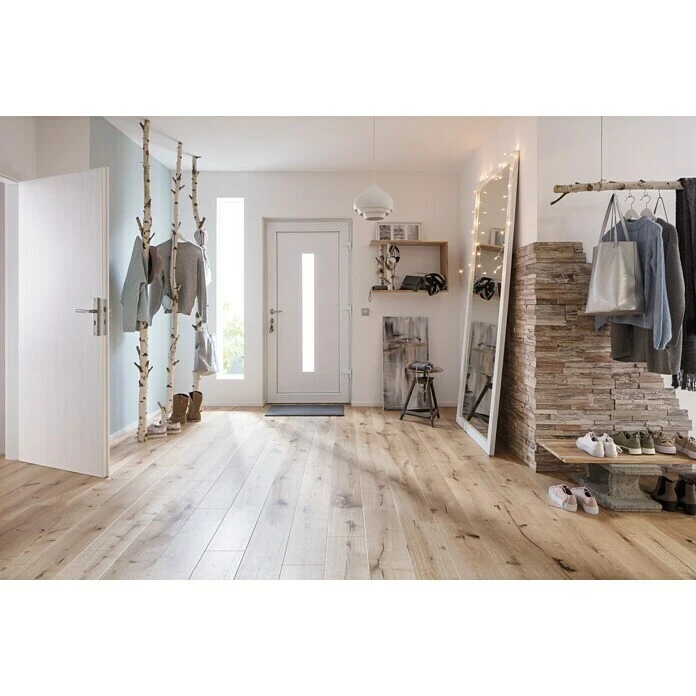 BAUHAUS Holzpaneel Rustic White Teak, 510 X 140 X 20 Mm, 2 Paneele 6 BAUHAUS Holzpaneel Rustic White Teak, 510 X 140 X 20 Mm, 2 Paneele – Bild 4