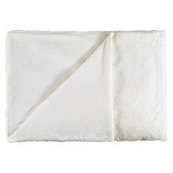 BAUHAUS Decke Happy Elfenbein, 200 X 150 Cm, 100 % Polyester