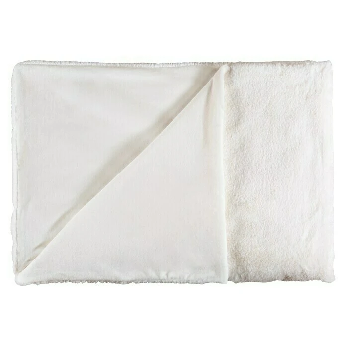 BAUHAUS Decke Happy Elfenbein, 200 X 150 Cm, 100 % Polyester 3 BAUHAUS Decke Happy Elfenbein, 200 X 150 Cm, 100 % Polyester