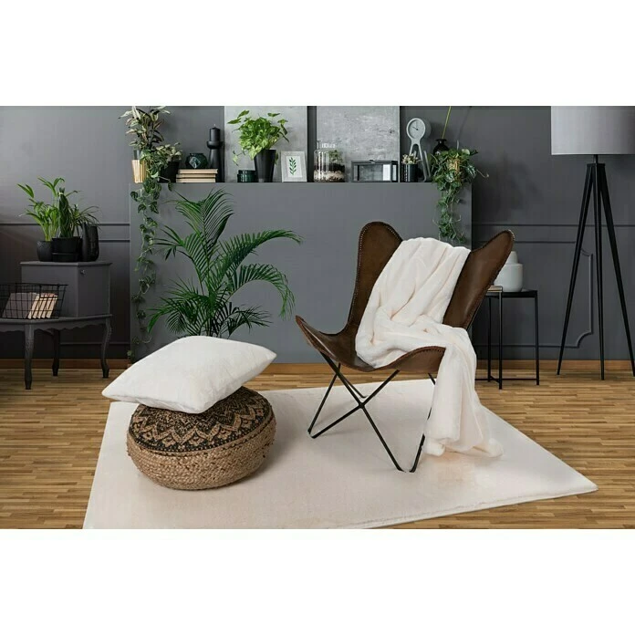 BAUHAUS Decke Happy Elfenbein, 200 X 150 Cm, 100 % Polyester 8 BAUHAUS Decke Happy Elfenbein, 200 X 150 Cm, 100 % Polyester – Bild 6