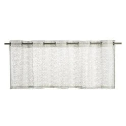 BAUHAUS Elbersdrucke Bistrogardine Network 140 X 48 Cm, 100 % Polyester, Allover, Offwhite