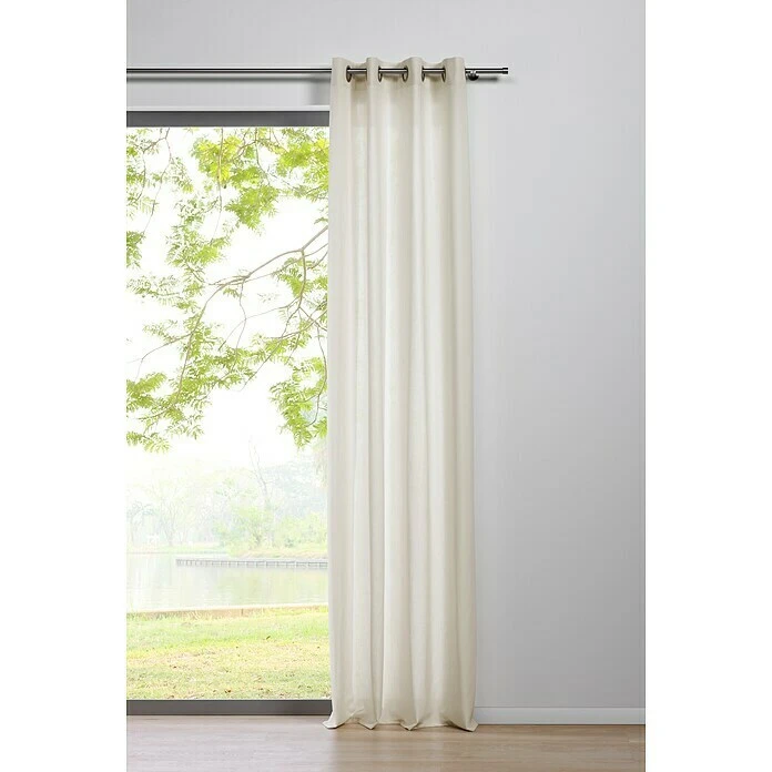 BAUHAUS Ösenschal Mood B X H: 135 X 300 Cm, 100 % Polyester, Ecru 3 BAUHAUS Ösenschal Mood B X H: 135 X 300 Cm, 100 % Polyester, Ecru