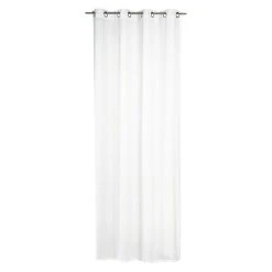 BAUHAUS Elbersdrucke Ösenschal Feel Good Weiß, 140 X 255 Cm, 100 % Polyester