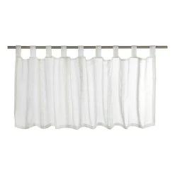 BAUHAUS Elbersdrucke Bistrogardine Casa Beige, 140 X 48 Cm, 80 % Polyester, 20 % Leinen