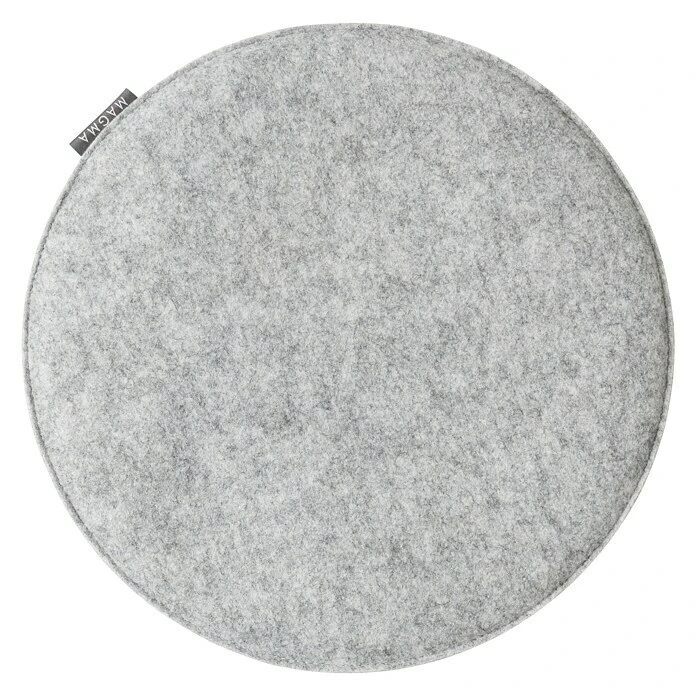 BAUHAUS Sitzkissen Rund Carl Ø X H: 35 X 2 Cm, Grau, 100 % Polyester 4 BAUHAUS Sitzkissen Rund Carl Ø X H: 35 X 2 Cm, Grau, 100 % Polyester – Bild 2