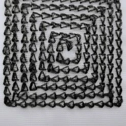 BAUHAUS Elbersdrucke Bistrogardine Quadro 140 X 48 Cm, 100 % Polyester, Schwarz/Weiß -BAUHAUS Shop 12 262