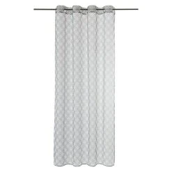 BAUHAUS Expo Ambiente Ösenschal Micha 135 X 245 Cm, 100 % Polyester, Hellgrau