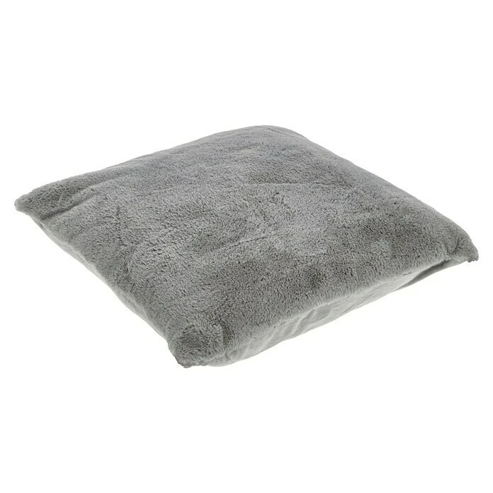 BAUHAUS Kissen Happy Silber, 48 X 48 Cm, 100 % Polyester 4 BAUHAUS Kissen Happy Silber, 48 X 48 Cm, 100 % Polyester – Bild 2