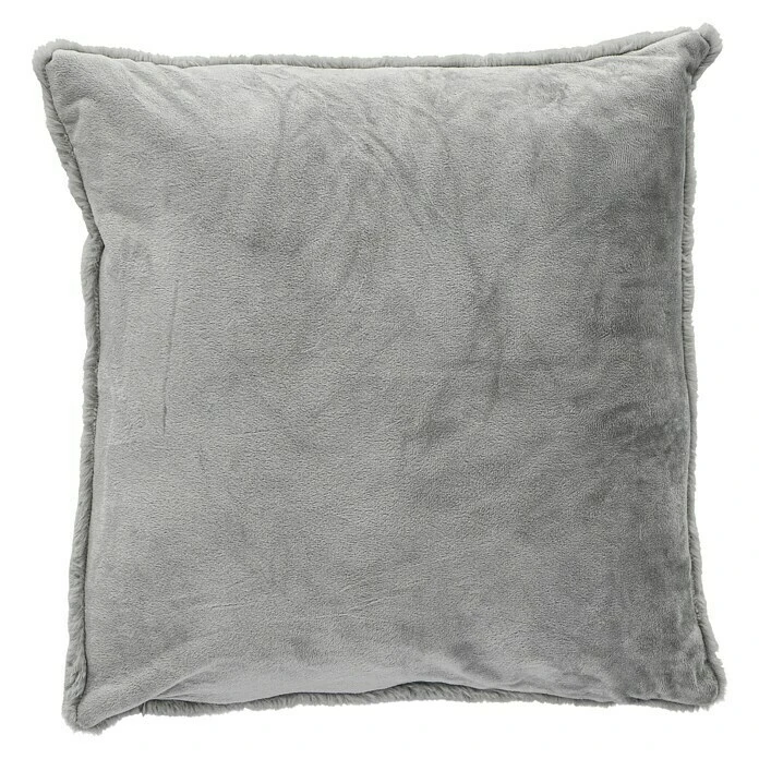 BAUHAUS Kissen Happy Silber, 48 X 48 Cm, 100 % Polyester 5 BAUHAUS Kissen Happy Silber, 48 X 48 Cm, 100 % Polyester – Bild 3