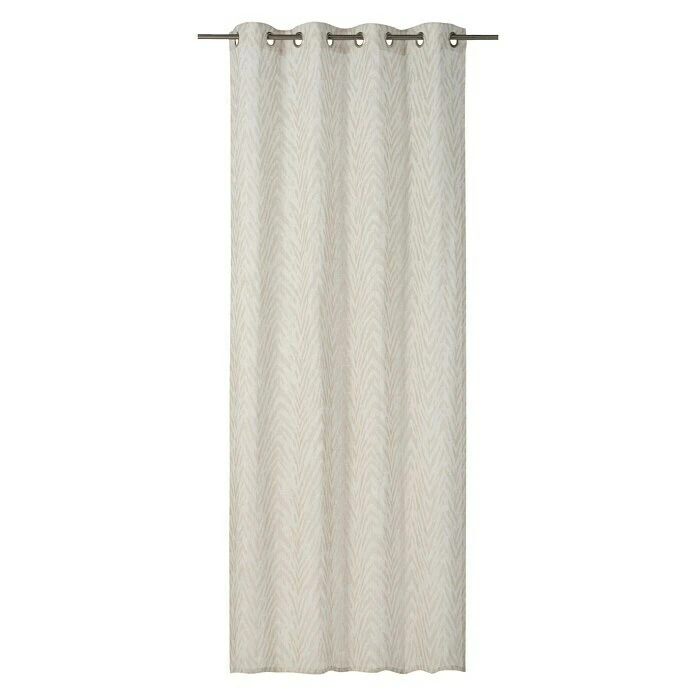 BAUHAUS Rasch Home Ösenschal Safari 140 X 255 Cm, 66 % Polyester, 34 % Leinen, Beige 3 BAUHAUS Rasch Home Ösenschal Safari 140 X 255 Cm, 66 % Polyester, 34 % Leinen, Beige
