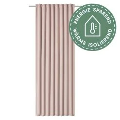 BAUHAUS Elbersdrucke Verdunkelungsvorhang Midnight 140 X 255 Cm, 100 % Polyester, Rosa