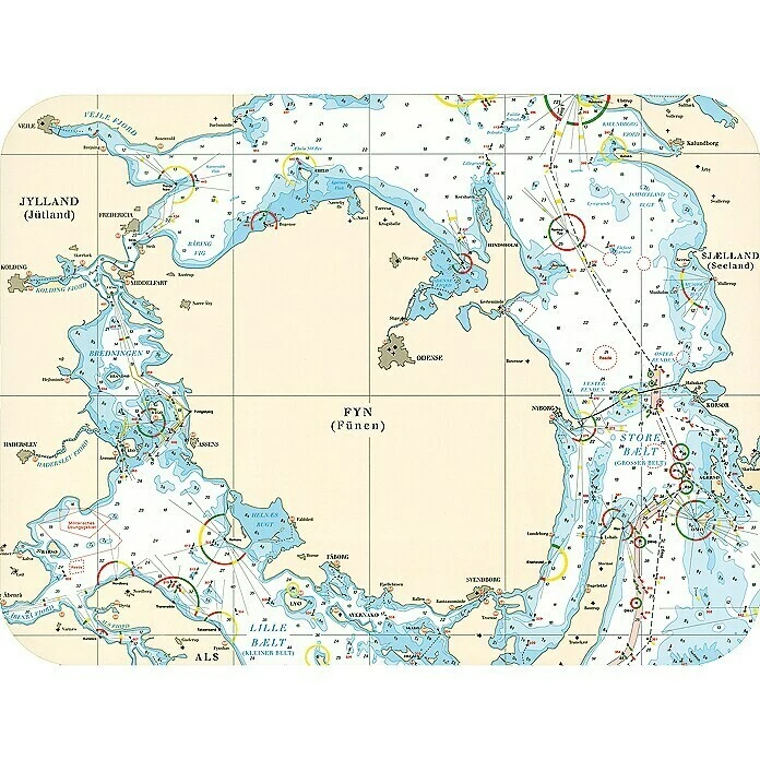 BAUHAUS Navyline Tisch-Set L X B: 40 X 30 Cm, Fünen, Polypropylen 3 BAUHAUS Navyline Tisch-Set L X B: 40 X 30 Cm, Fünen, Polypropylen