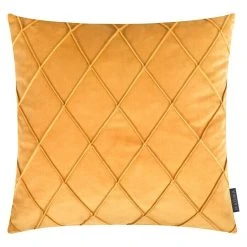 BAUHAUS Kissen Samt II Gold, 50 X 50 Cm, 100 % Polyester