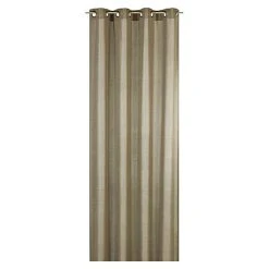BAUHAUS Elbersdrucke Ösenschal Lino Braun, 140 X 255 Cm, 100 % Polyester