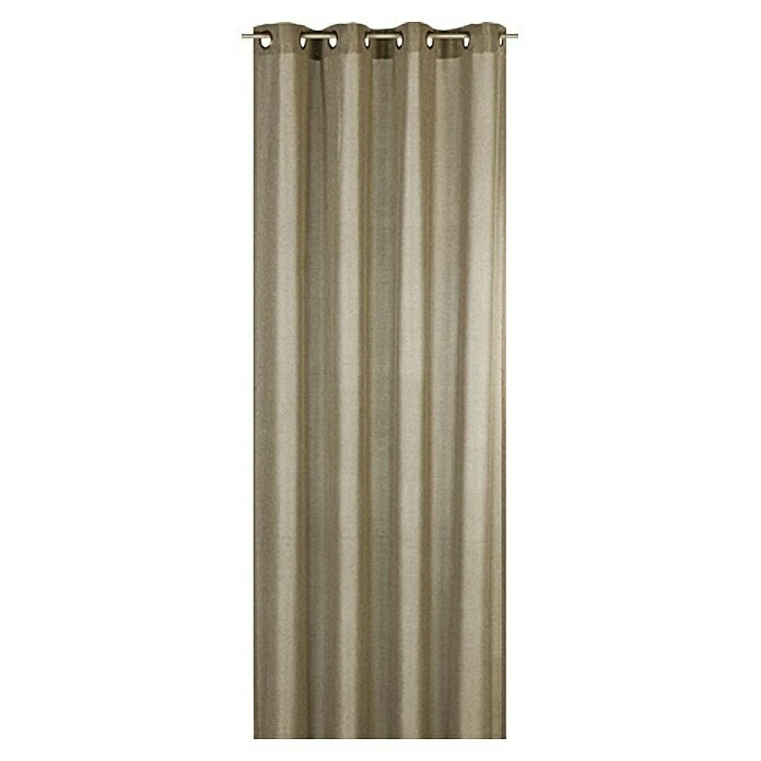 BAUHAUS Elbersdrucke Ösenschal Lino Braun, 140 X 255 Cm, 100 % Polyester 3 BAUHAUS Elbersdrucke Ösenschal Lino Braun, 140 X 255 Cm, 100 % Polyester