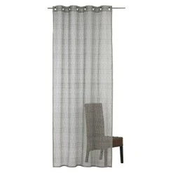BAUHAUS Elbersdrucke Ösenschal Colourful Moments Grau, 140 X 255 Cm, 100 % Polyester