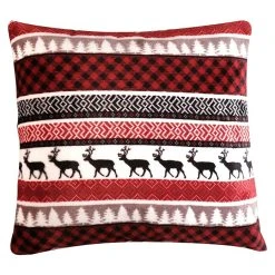 BAUHAUS Kissen Gabriel Red/Black, 45 X 45 Cm